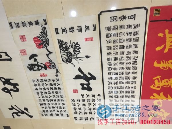 串珠绣作品