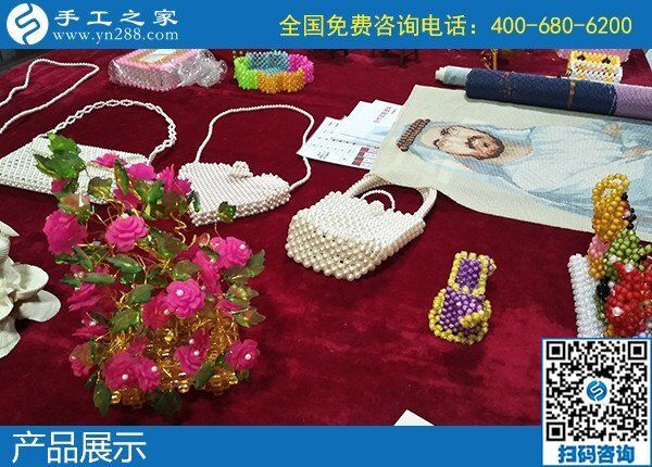 家庭手工活加工串珠子，手工之家常年外发加工(图1)